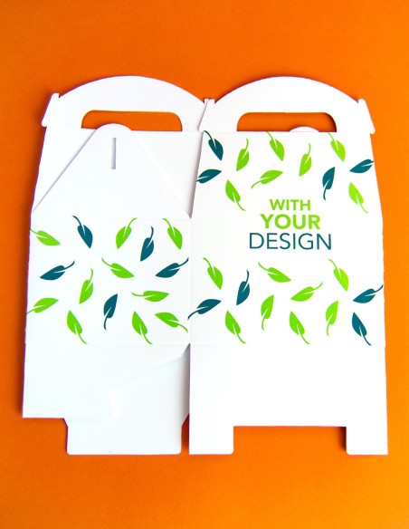 Gift box with handle