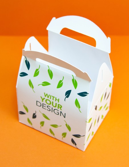 Festive box with handle