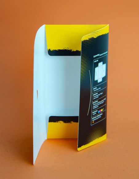 Presentation Envelope with Central Tuck-In Closure Square