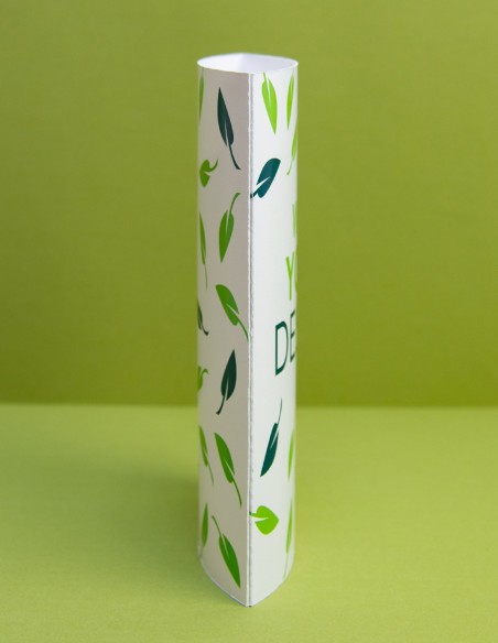 Double-sided tubular POS display