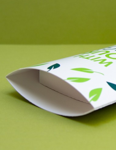 Double-sided tubular POS display