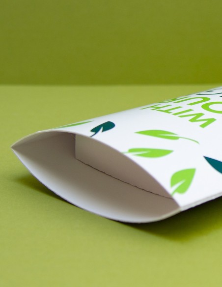 Double-sided tubular POS display